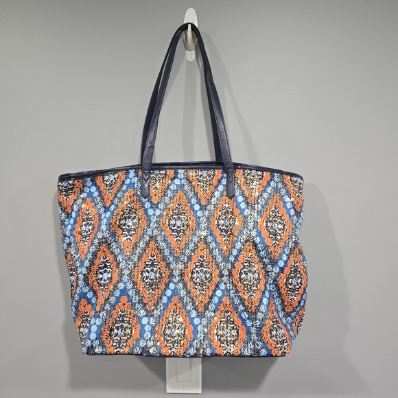 🐢 Vera Bradley Summer Sparkle Marrakesh Beads Tote Bag Convertable Tote - Picture 10 of 14